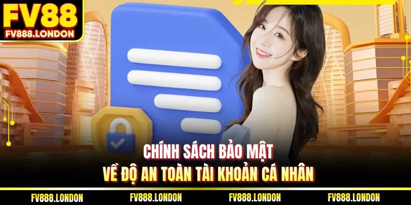 Chính sách bảo mật Chính sách bảo mật về độ an toàn tài khoản cá nhân
