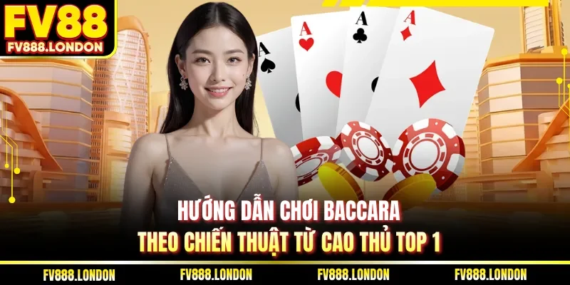 Hướng Dẫn Chơi Baccarat | 3 Mẹo Thắng Lớn Cao Thủ FV88 Hướng dẫn chơi Baccarat theo chiến thuật từ cao thủ top 1